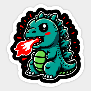 Godzilla Sticker